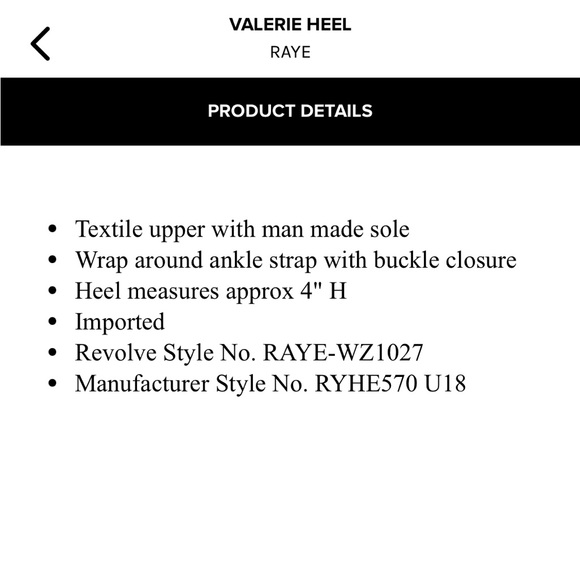 Valerie heel by RAYE from Revolve - Picture 2 of 3